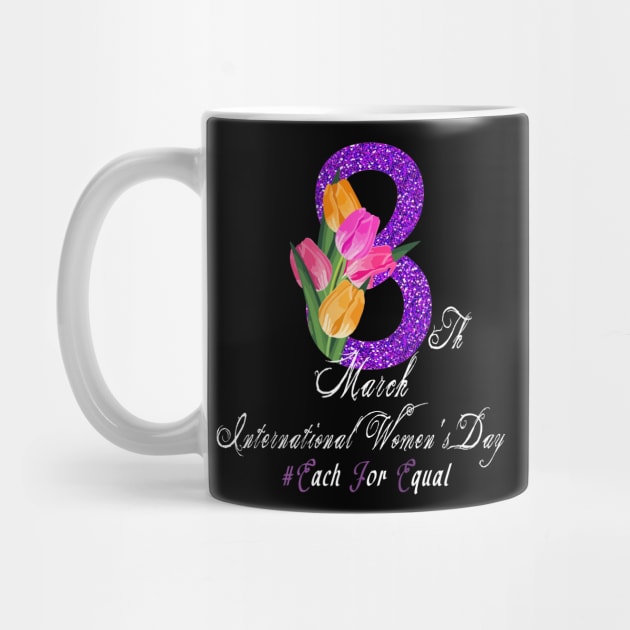 Women Gifts International Women's Day 2020 Each For Equal by BuzzTeeStore